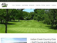 Tablet Screenshot of indiancreekcountryclub.net